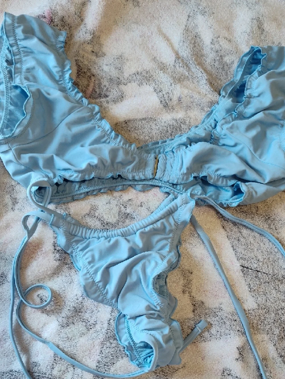 Frankies X Pink Lettuce Edge Bikini